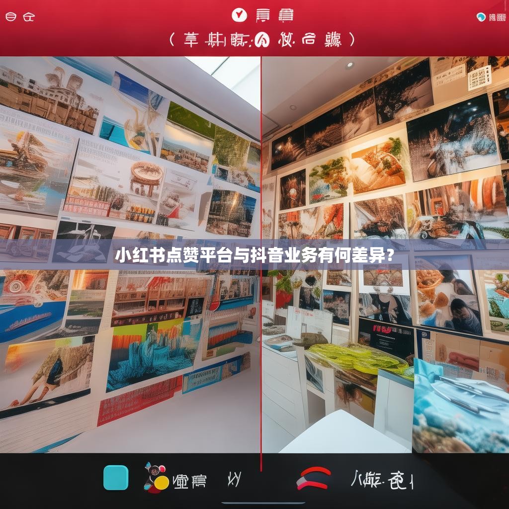 小红书点赞平台与抖音业务有何差异？
