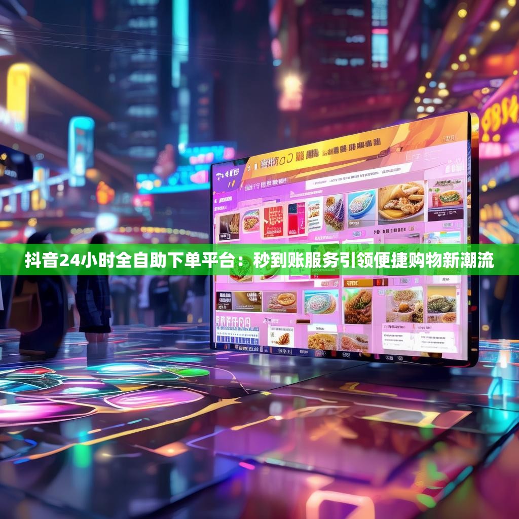 抖音24小时全自助下单平台:秒到账服务引领便捷购物新潮流