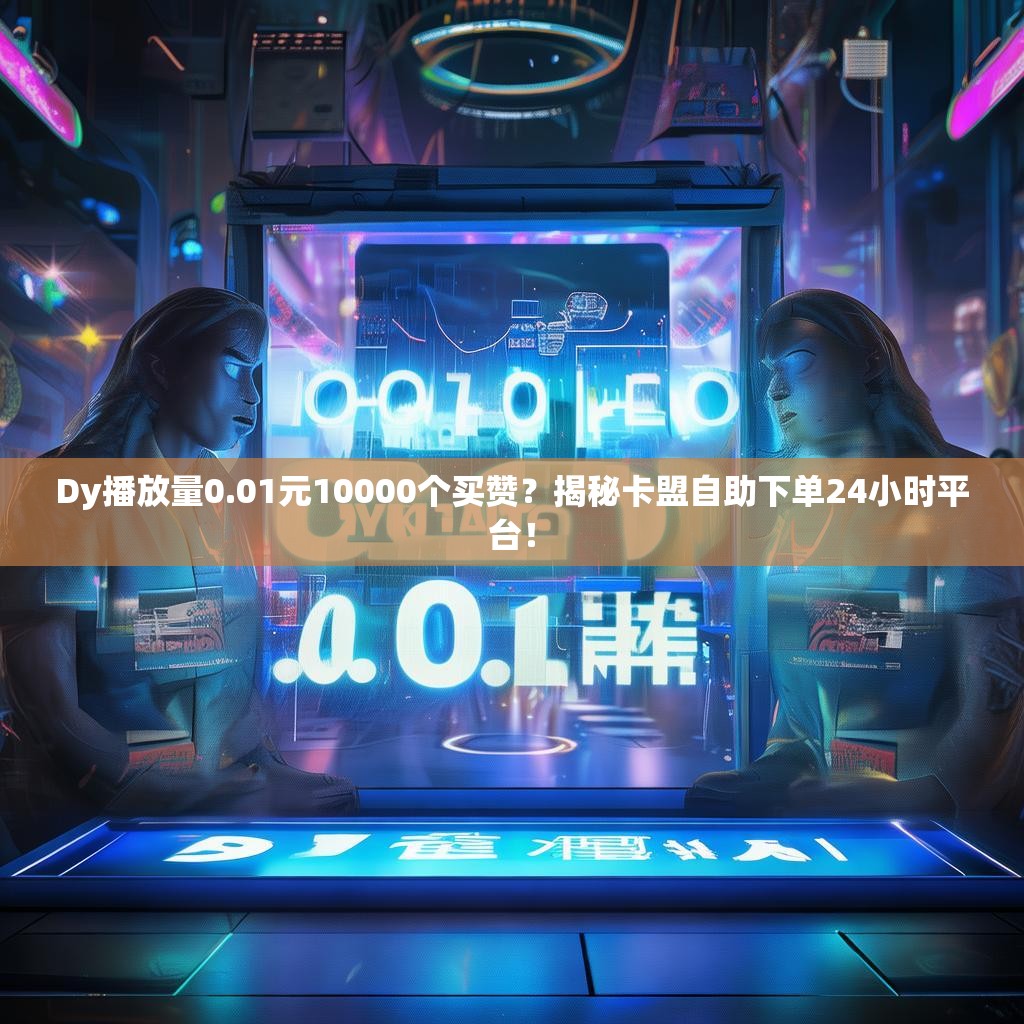 Dy播放量0.01元10000个买赞?揭秘卡盟自助下单24小时平台!