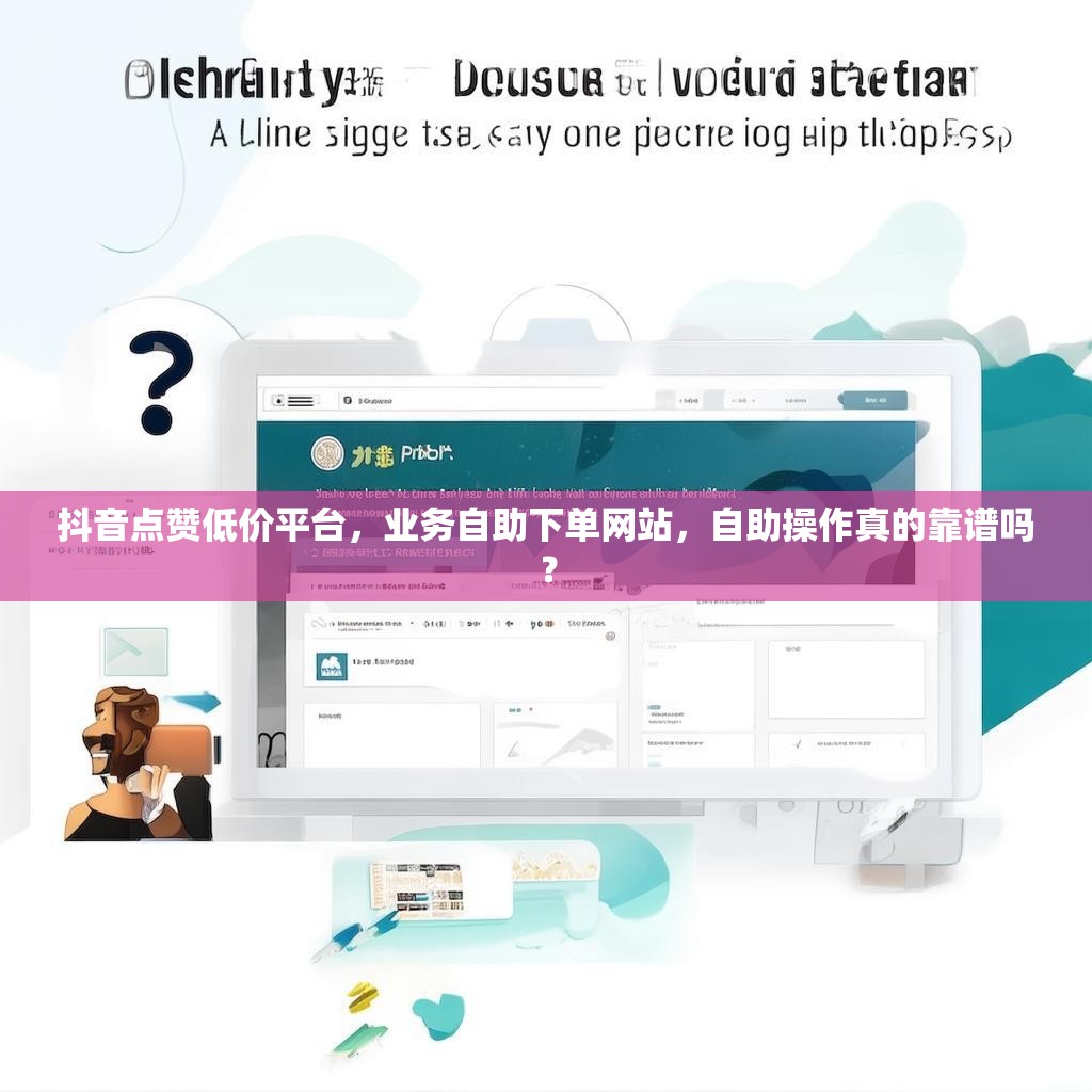抖音点赞低价平台,业务自助下单网站,自助操作真的靠谱吗?