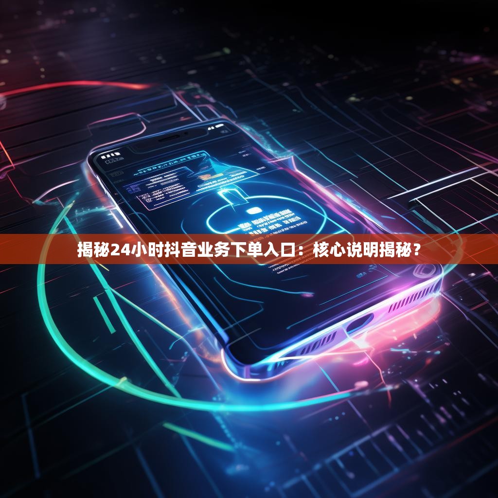 揭秘24小时抖音业务下单入口:核心说明揭秘?