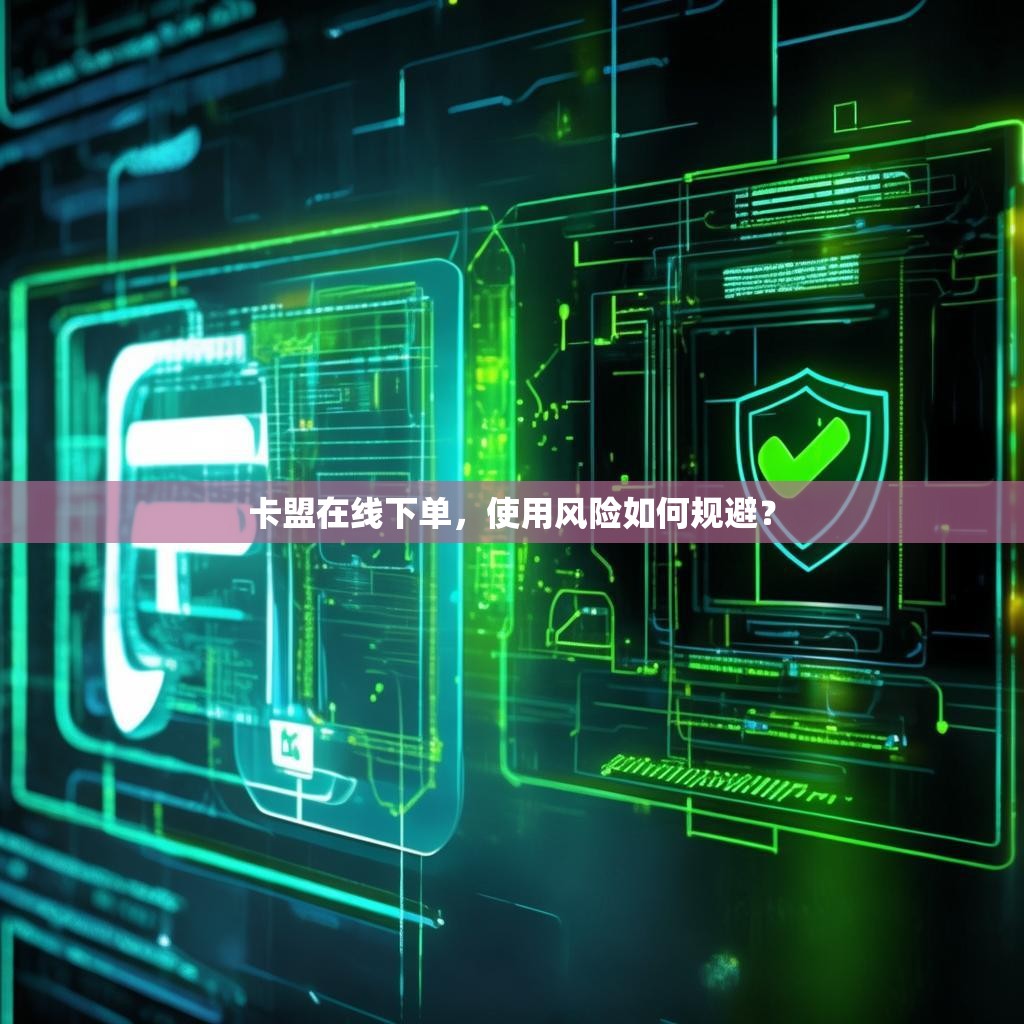 卡盟在线下单,使用风险如何规避?
