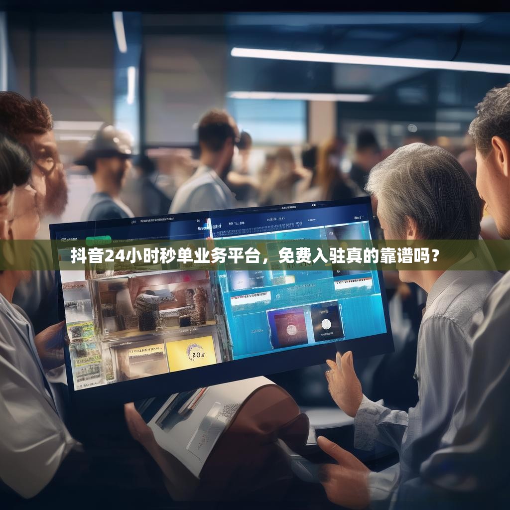 抖音24小时秒单业务平台,免费入驻真的靠谱吗?