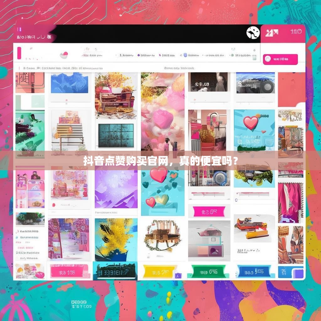 抖音点赞购买官网，真的便宜吗？