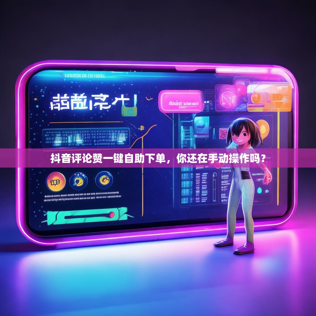 抖音评论赞一键自助下单,你还在手动操作吗?