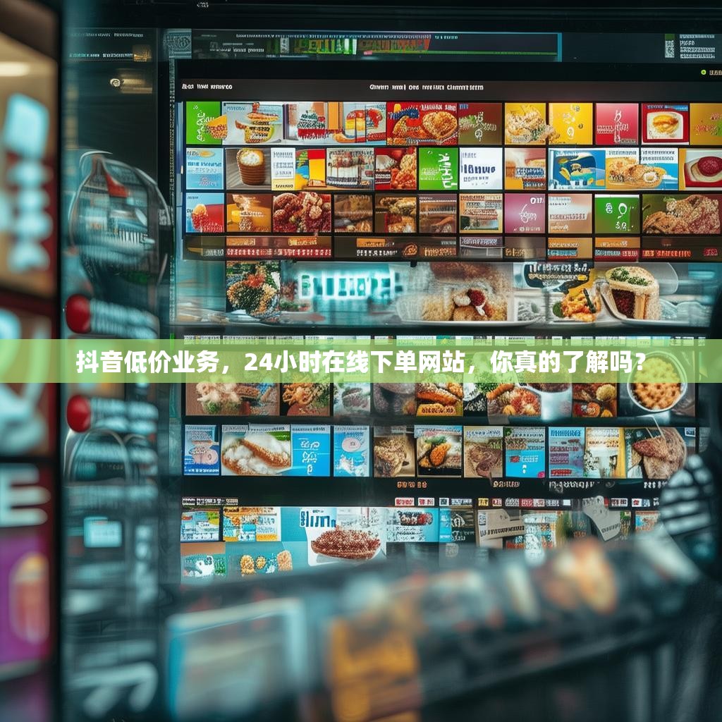 抖音低价业务,24小时在线下单网站,你真的了解吗?