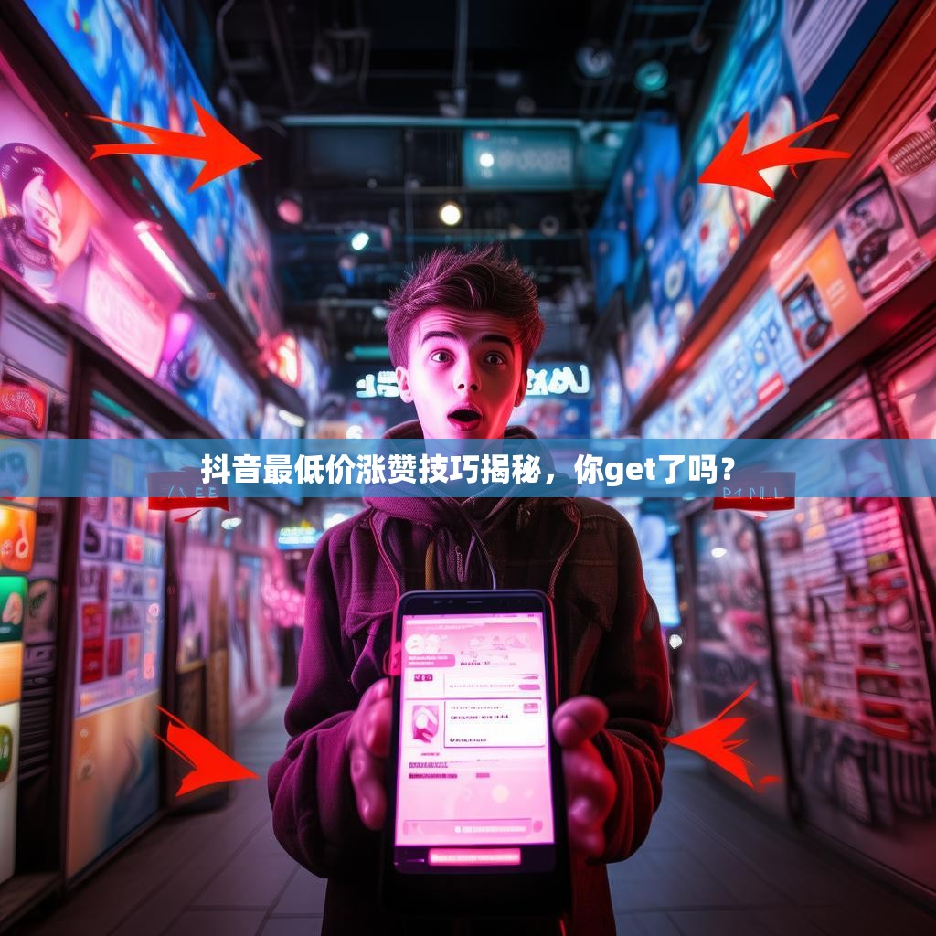 抖音最低价涨赞技巧揭秘，你get了吗？