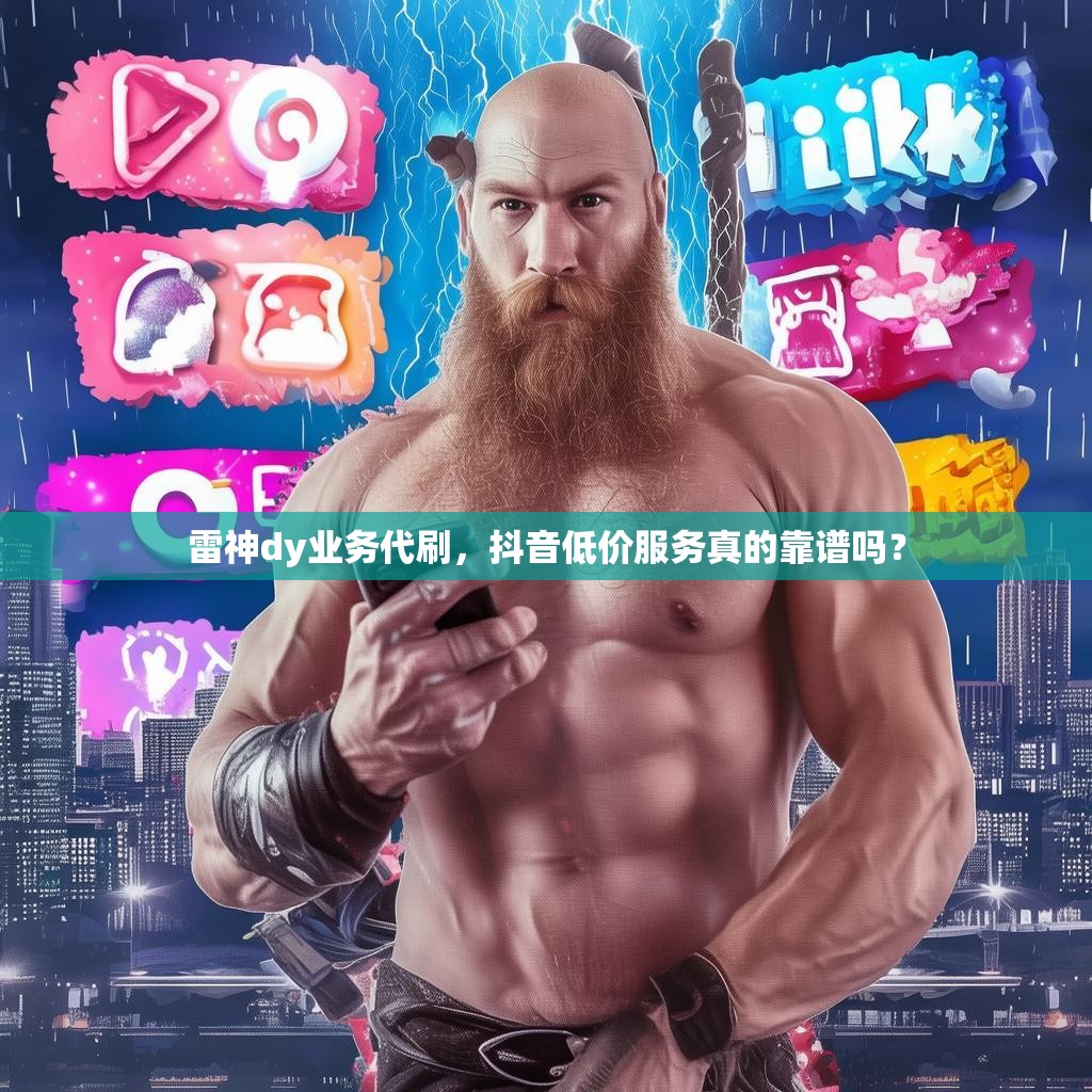 雷神dy业务代刷，抖音低价服务真的靠谱吗？
