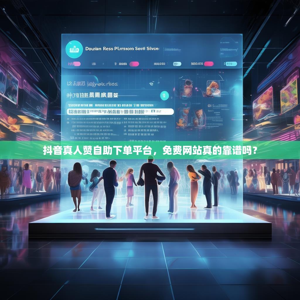 抖音真人赞自助下单平台，免费网站真的靠谱吗？