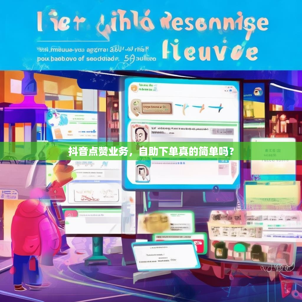 抖音点赞业务，自助下单真的简单吗？