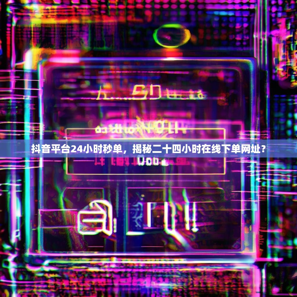 抖音平台24小时秒单，揭秘二十四小时在线下单网址？