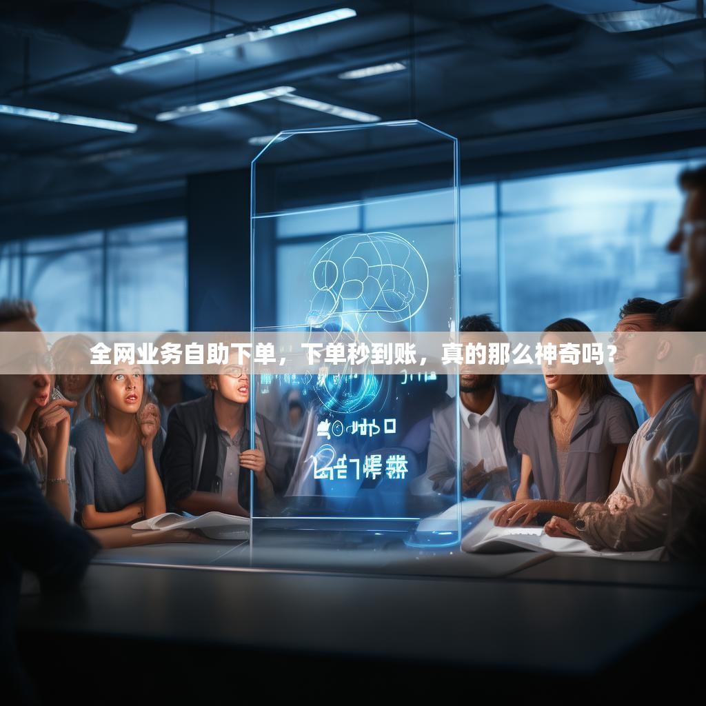 全网业务自助下单，下单秒到账，真的那么神奇吗？