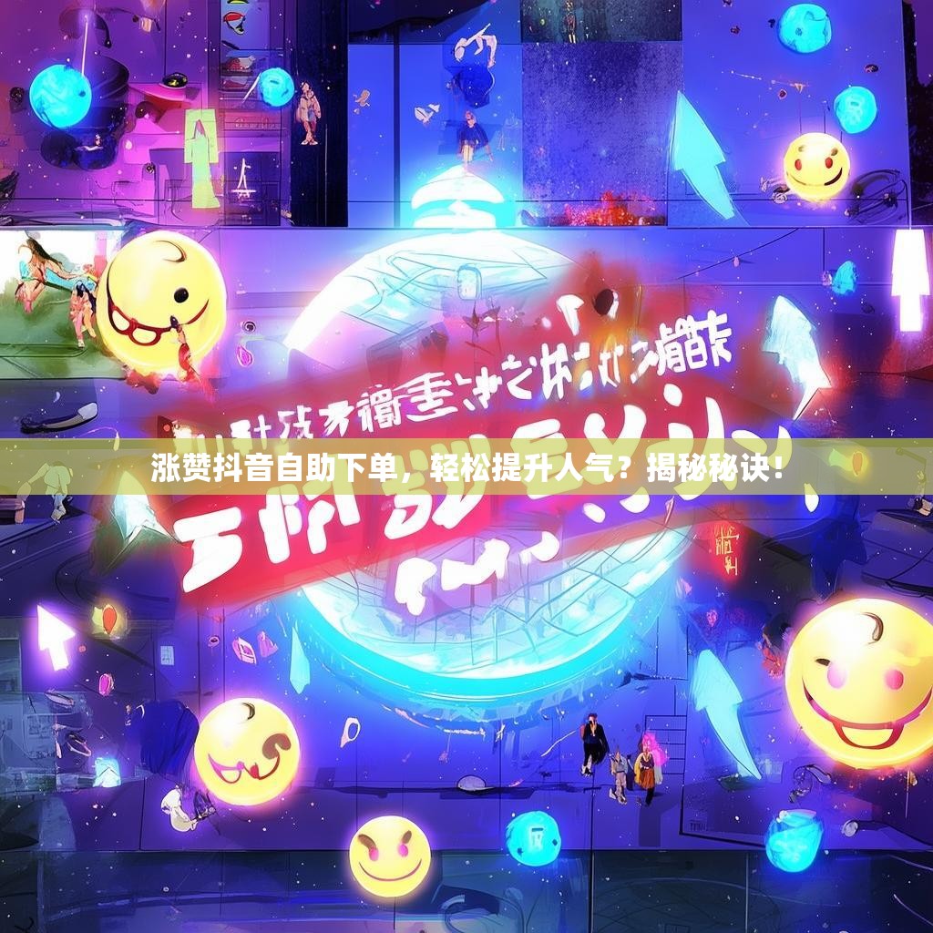 涨赞抖音自助下单，轻松提升人气？揭秘秘诀！