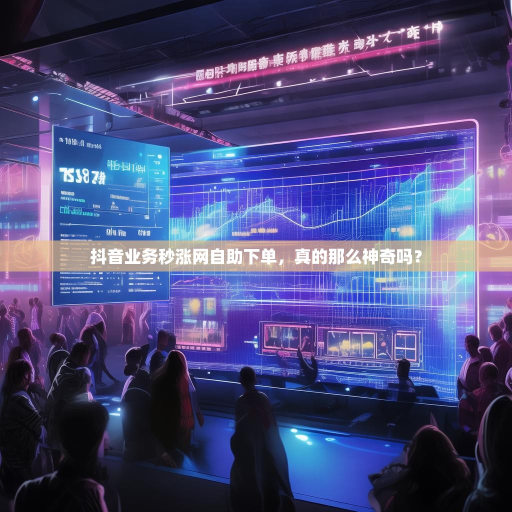 抖音业务秒涨网自助下单，真的那么神奇吗？