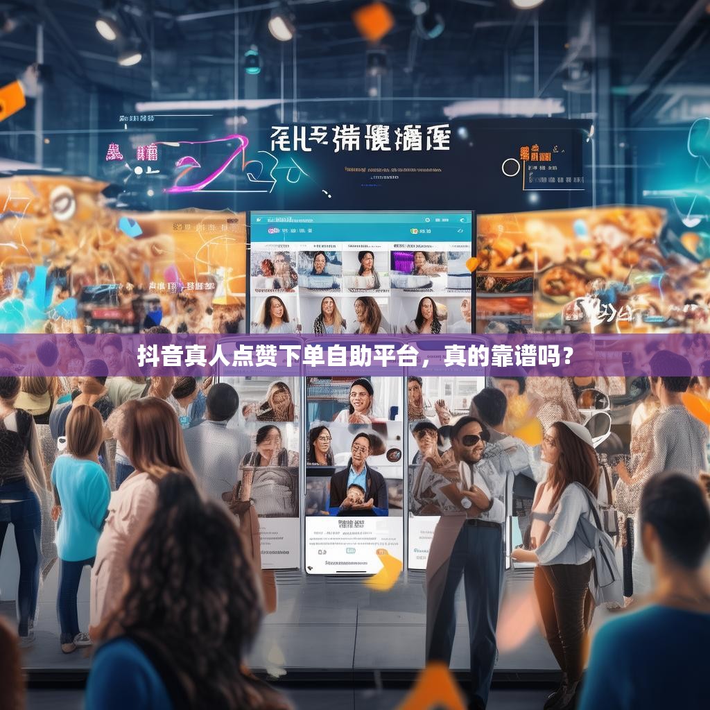 抖音真人点赞下单自助平台，真的靠谱吗？