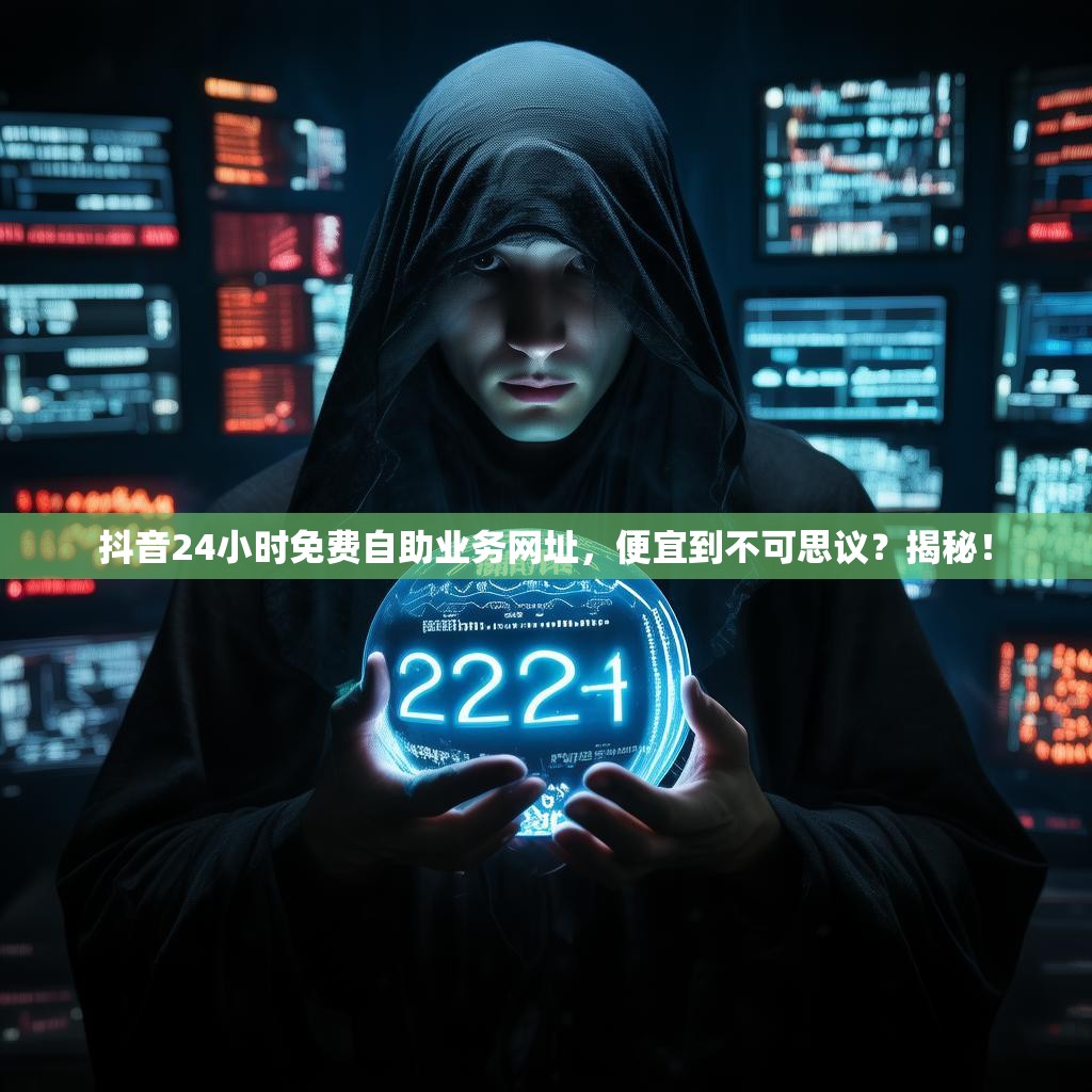 抖音24小时免费自助业务网址，便宜到不可思议？揭秘！