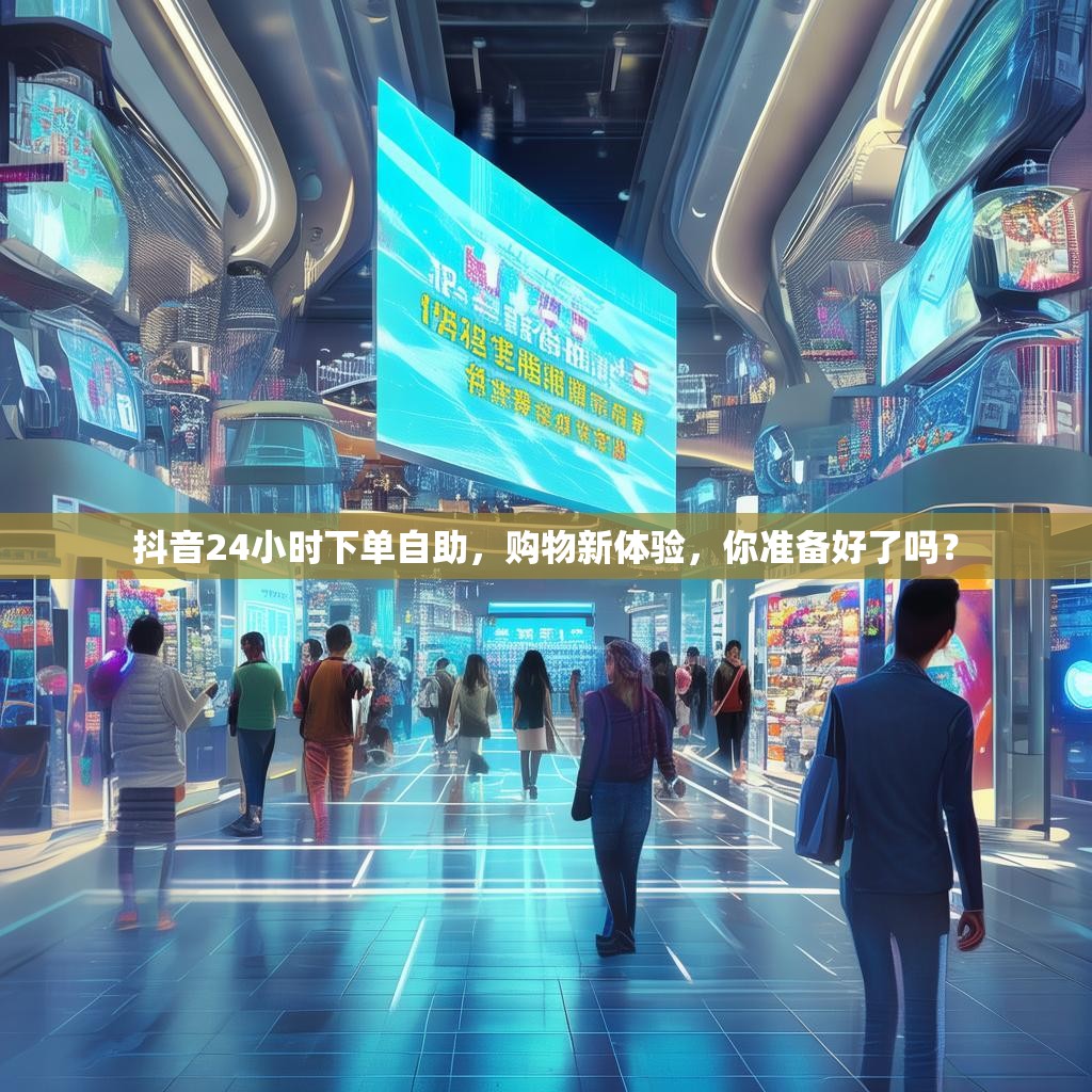 抖音24小时下单自助，购物新体验，你准备好了吗？