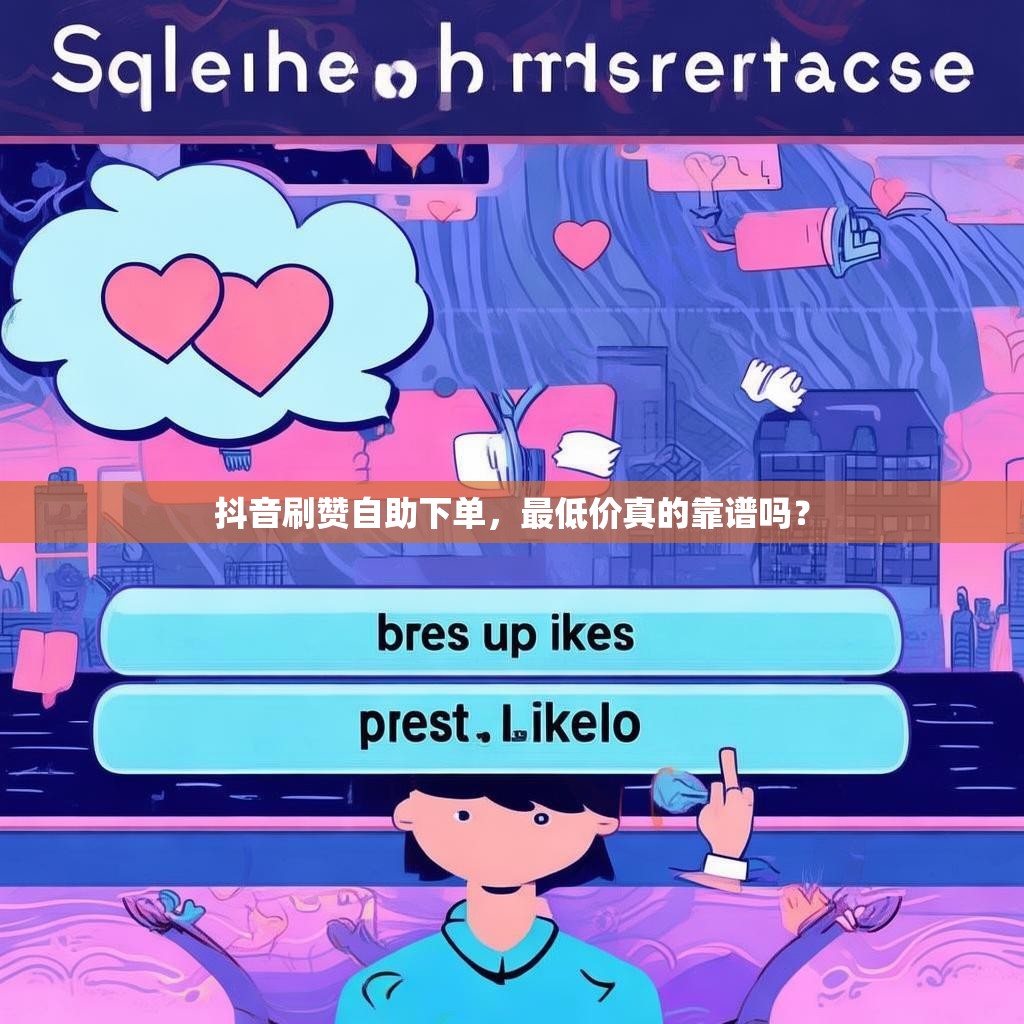 抖音刷赞自助下单，最低价真的靠谱吗？