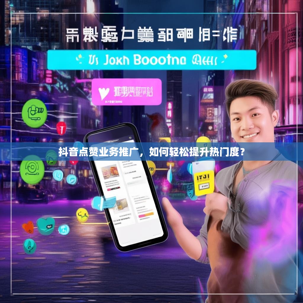 抖音点赞业务推广，如何轻松提升热门度？