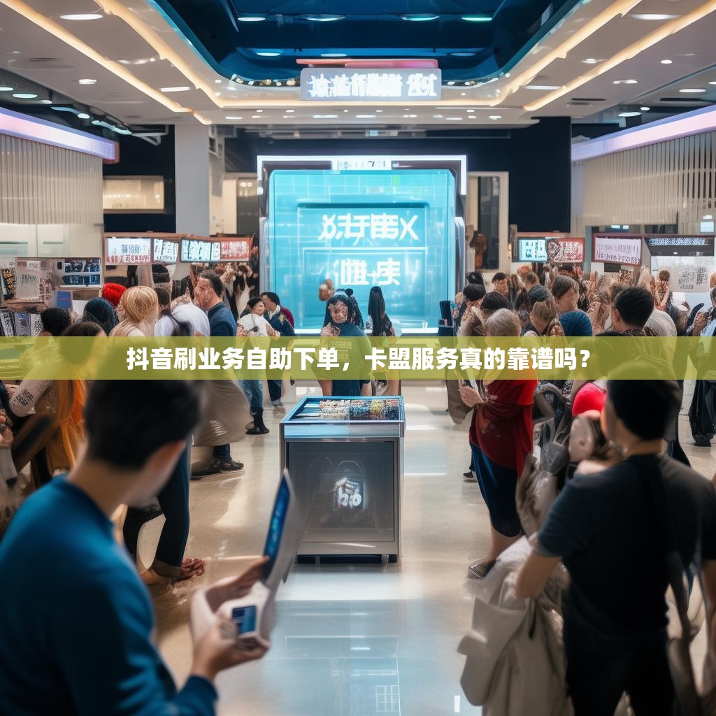 抖音刷业务自助下单，卡盟服务真的靠谱吗？
