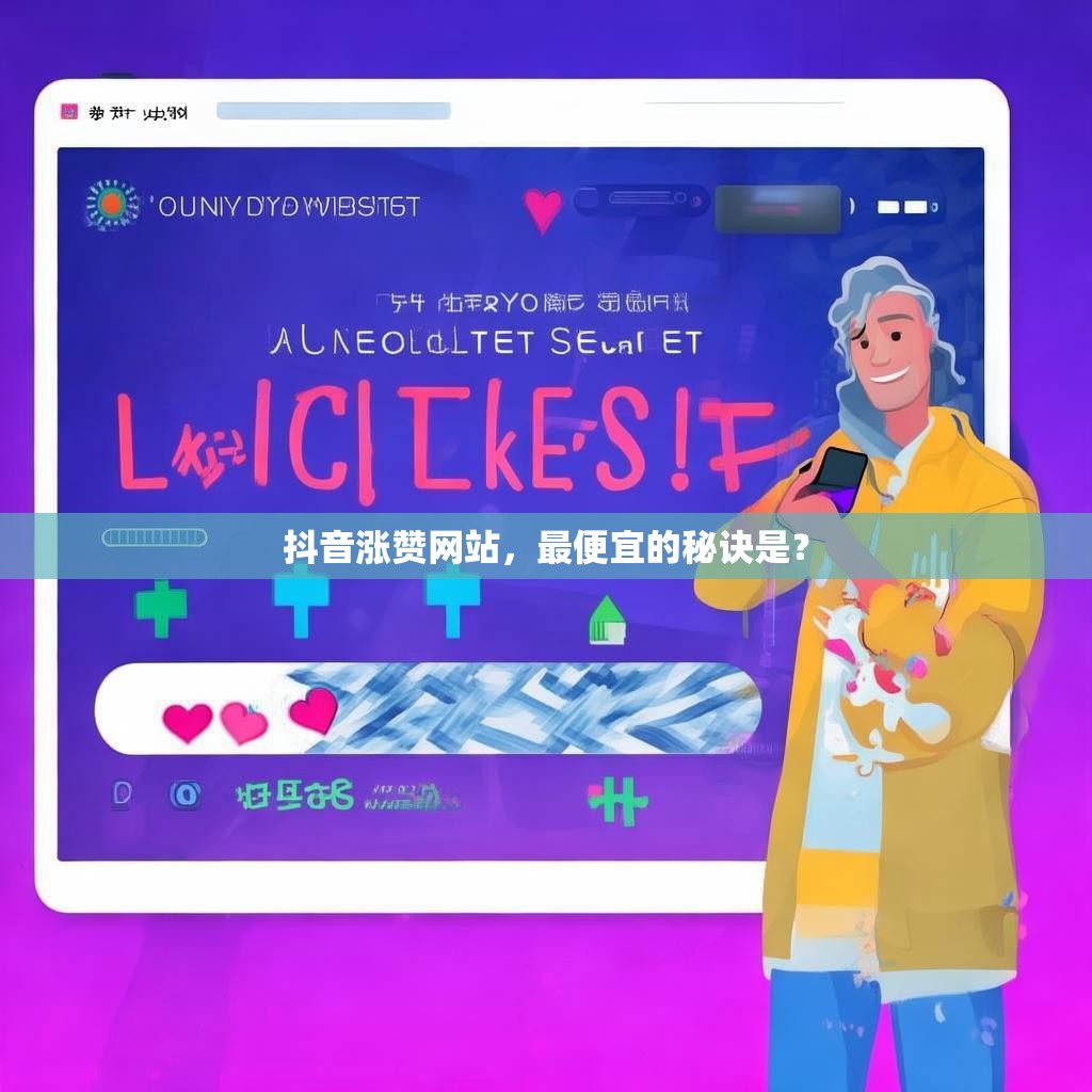 抖音涨赞网站，最便宜的秘诀是？