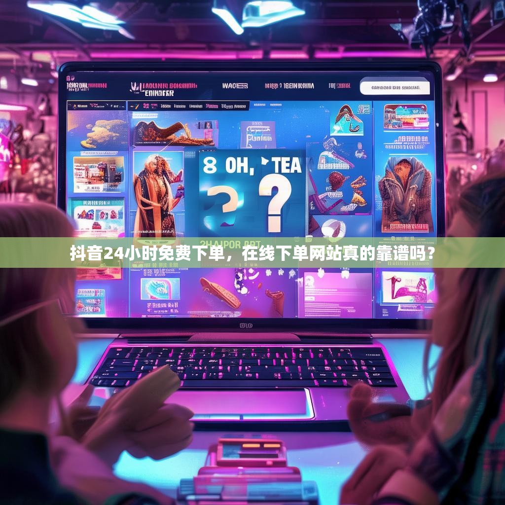 抖音24小时免费下单，在线下单网站真的靠谱吗？