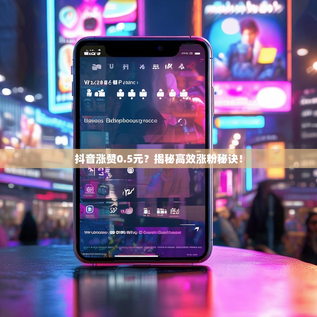 抖音涨赞0.5元？揭秘高效涨粉秘诀！