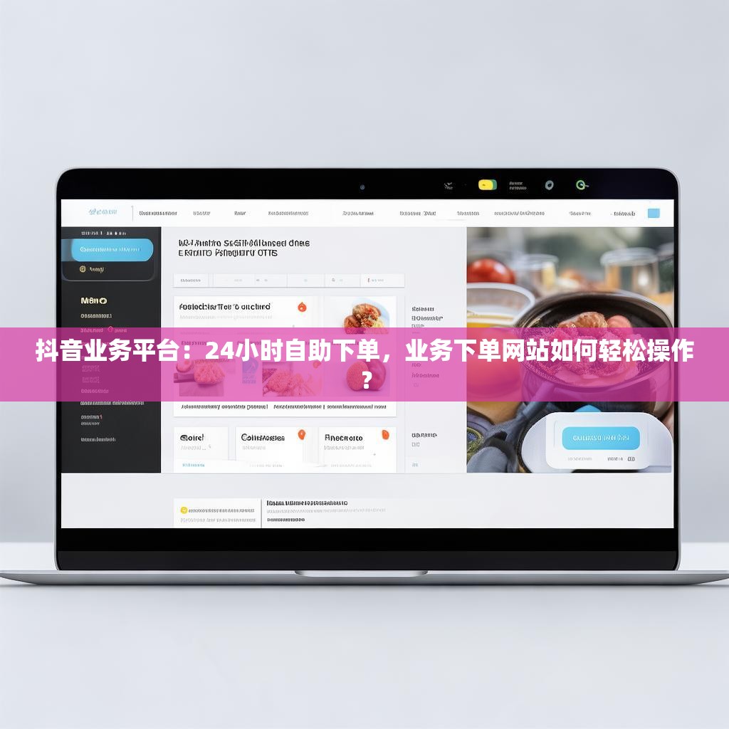抖音业务平台：24小时自助下单，业务下单网站如何轻松操作？