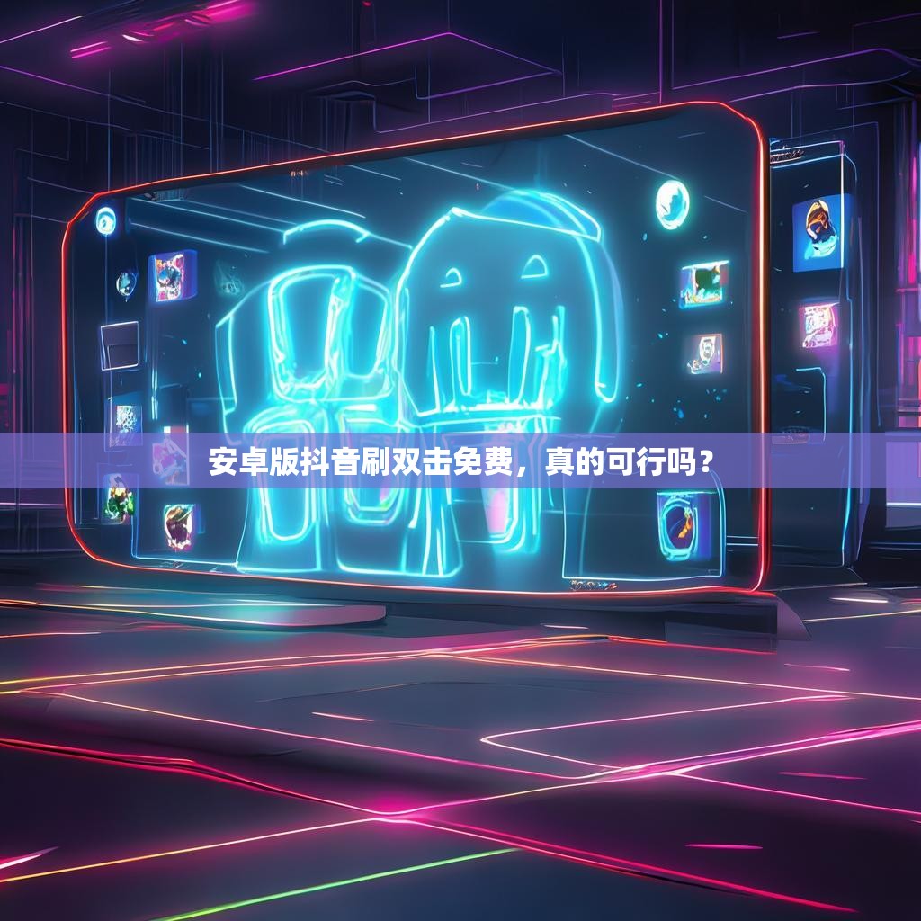 安卓版抖音刷双击免费，真的可行吗？