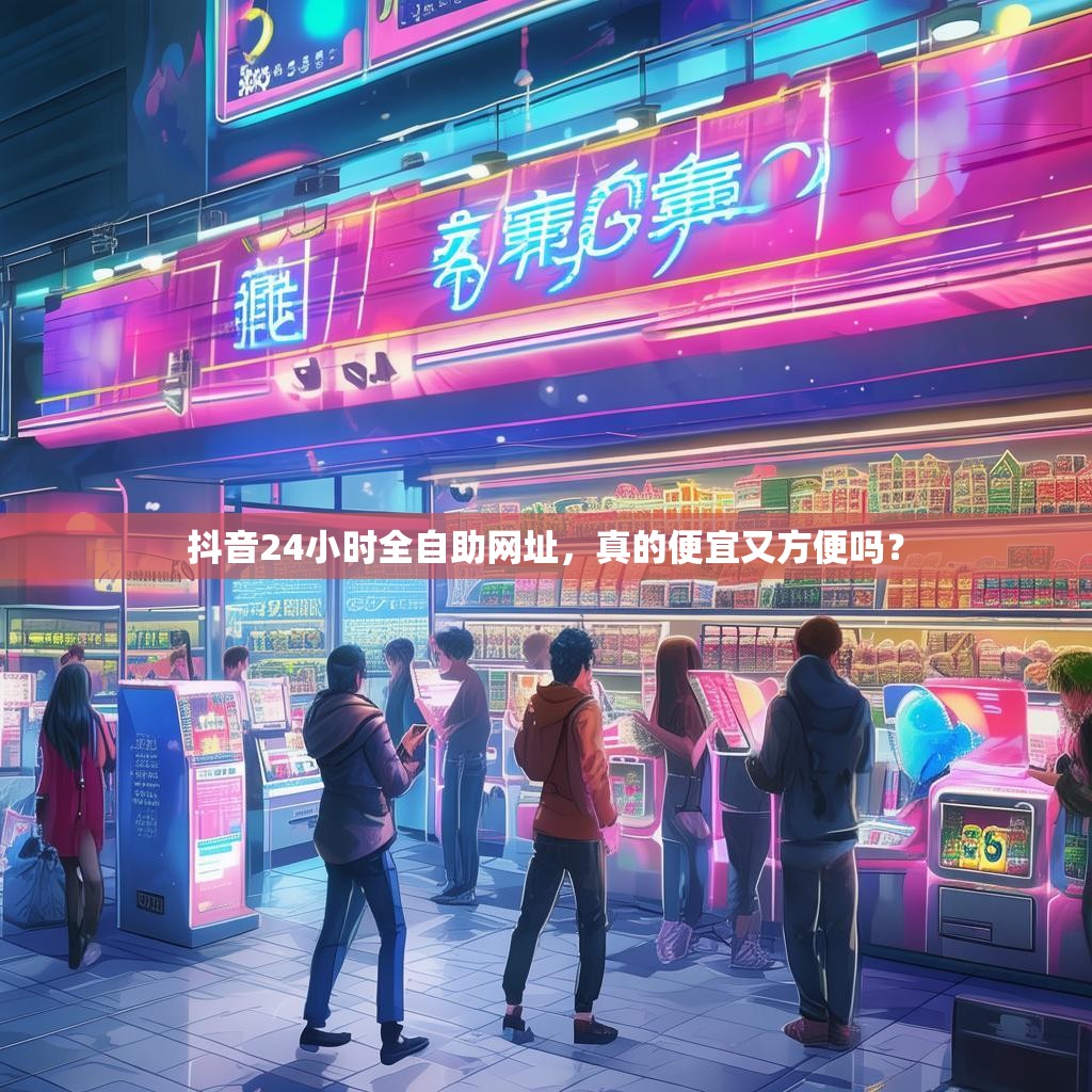 抖音24小时全自助网址,真的便宜又方便吗?