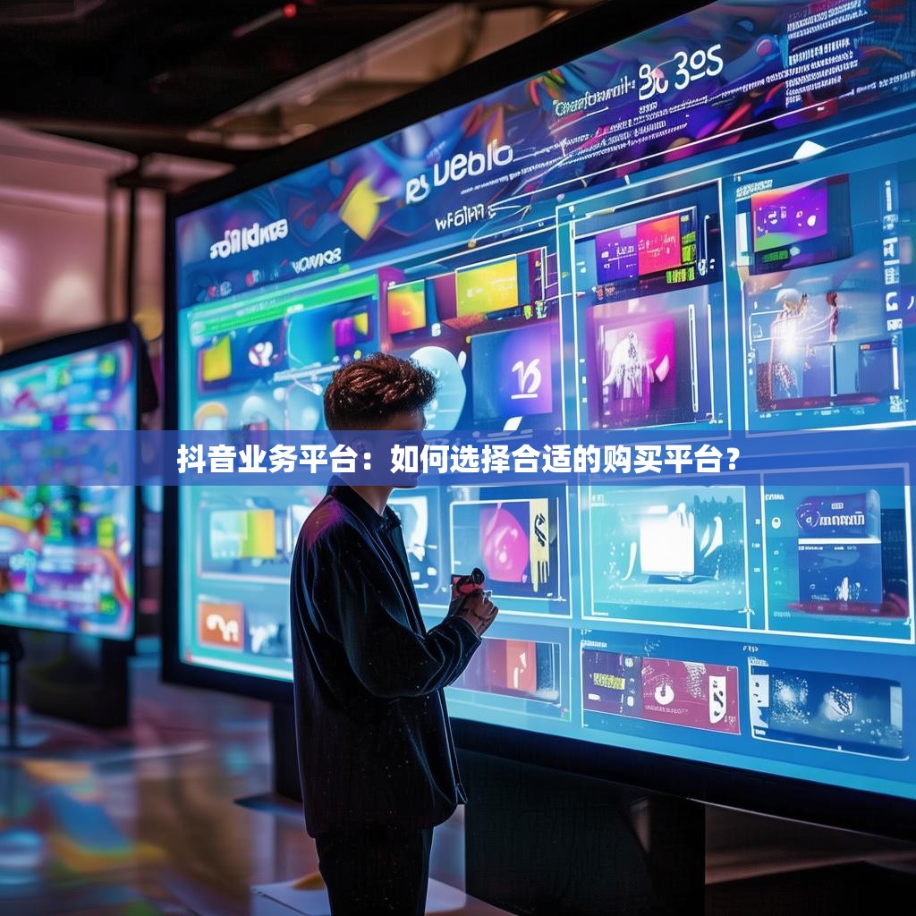 抖音业务平台:如何选择合适的购买平台?
