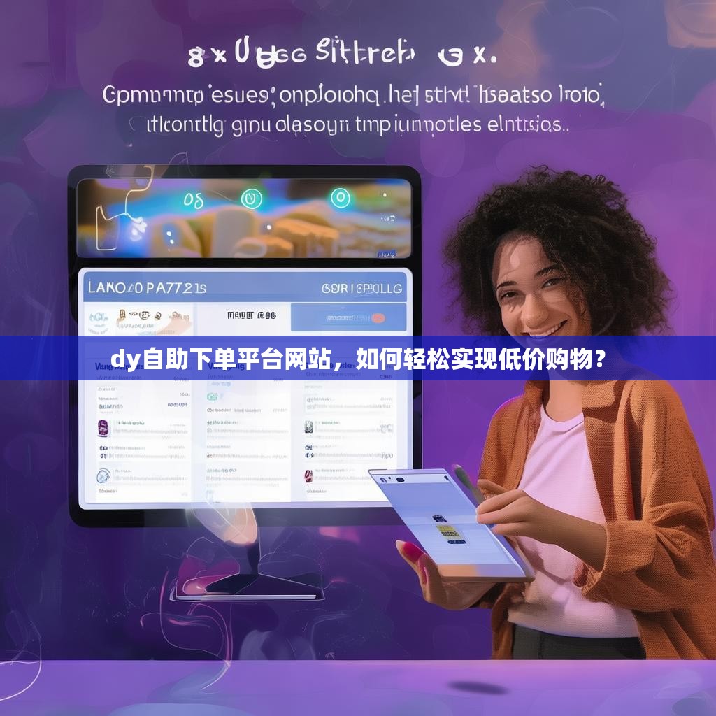 dy自助下单平台网站,如何轻松实现低价购物?