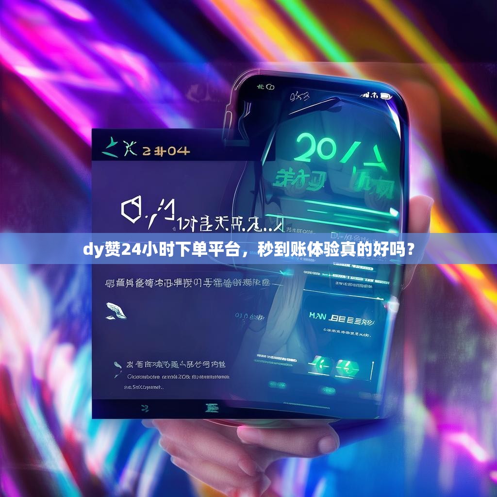 dy赞24小时下单平台,秒到账体验真的好吗?