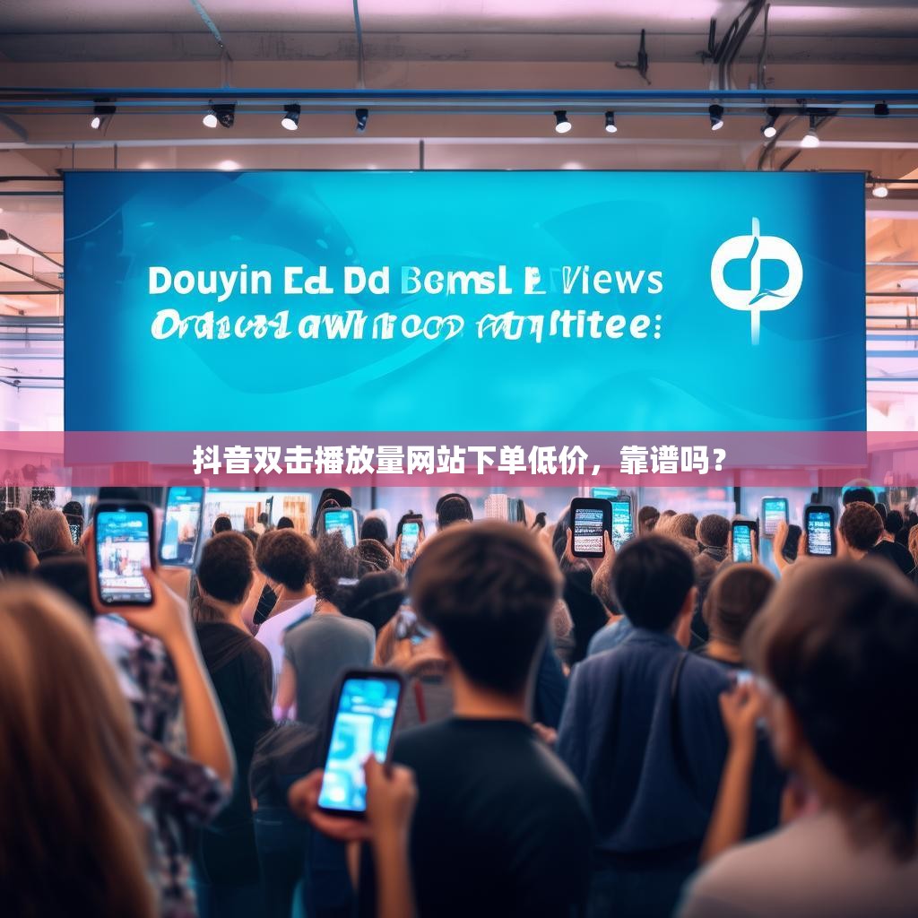 抖音双击播放量网站下单低价，靠谱吗？