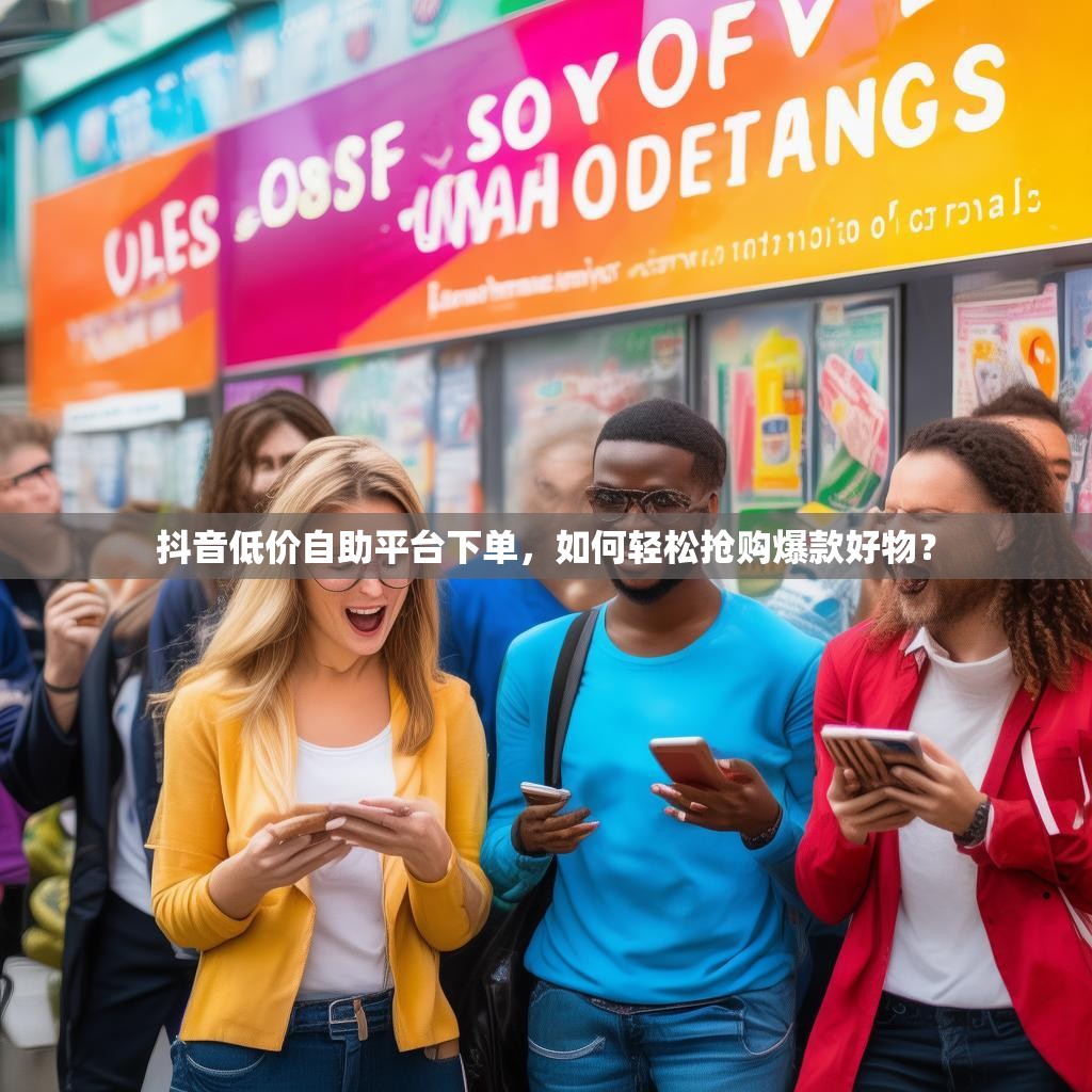 抖音低价自助平台下单,如何轻松抢购爆款好物?