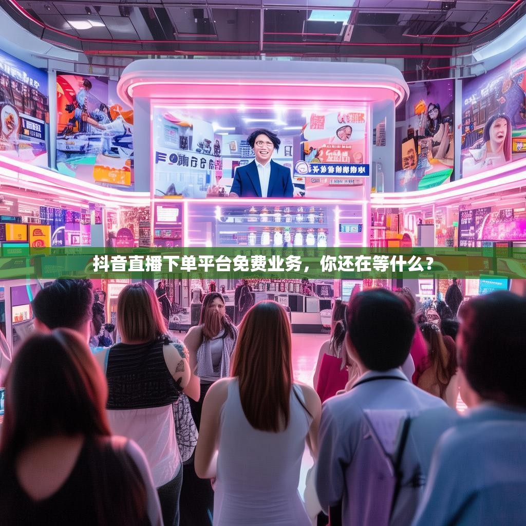 抖音直播下单平台免费业务,你还在等什么?