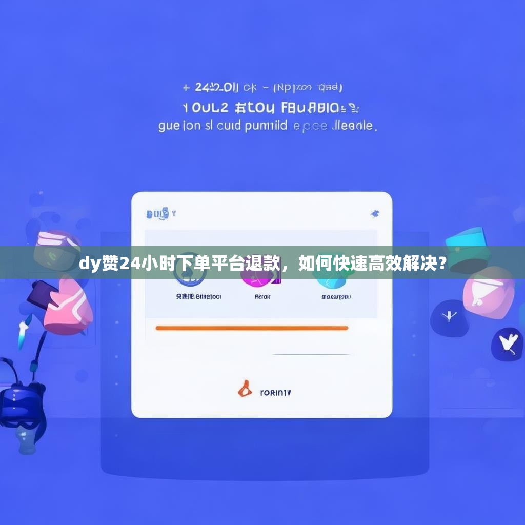 dy赞24小时下单平台退款,如何快速高效解决?