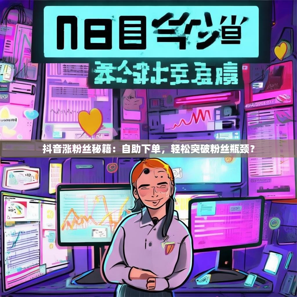 抖音涨粉丝秘籍：自助下单，轻松突破粉丝瓶颈？