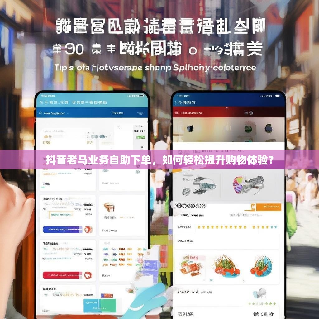 抖音老马业务自助下单，如何轻松提升购物体验？