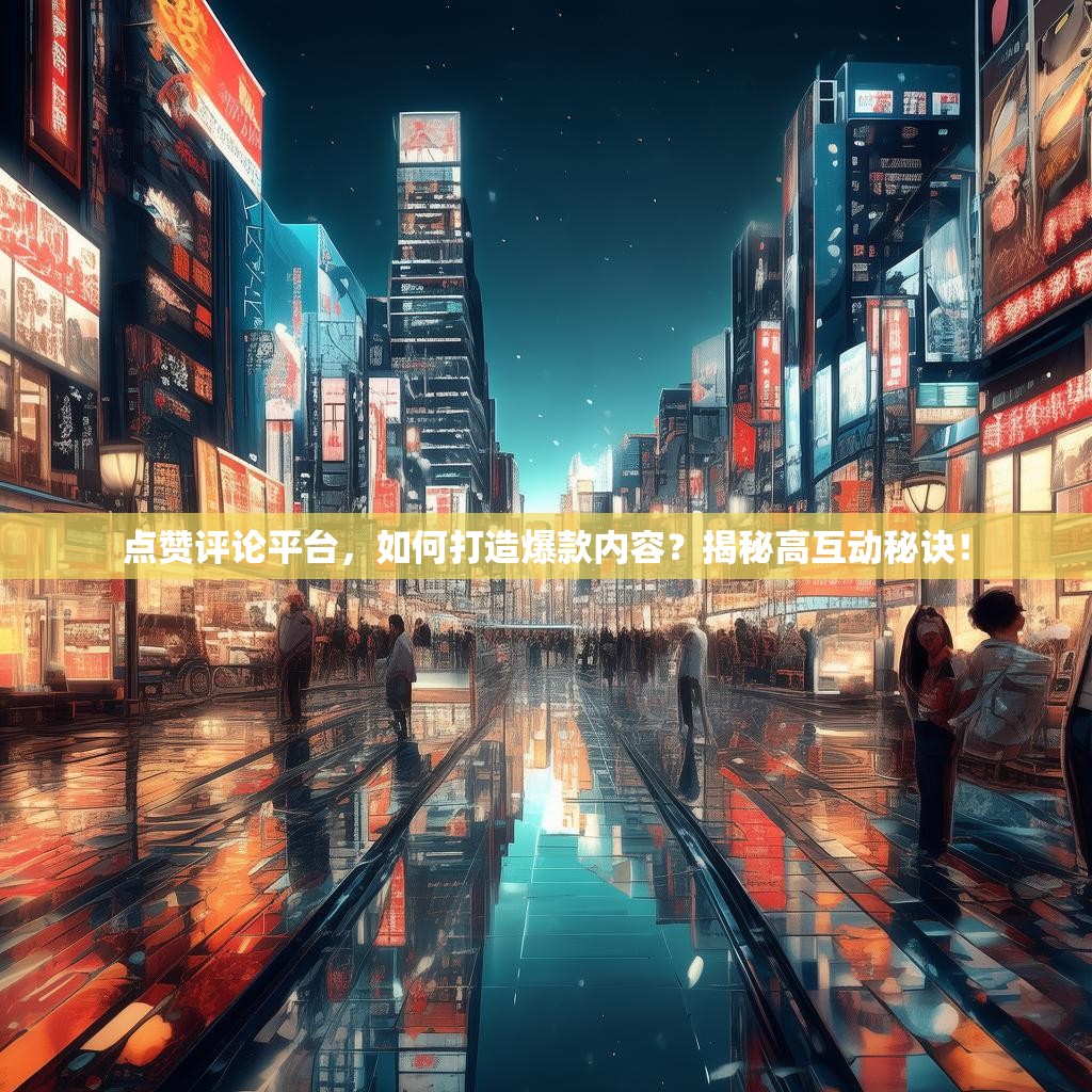 点赞评论平台，如何打造爆款内容？揭秘高互动秘诀！