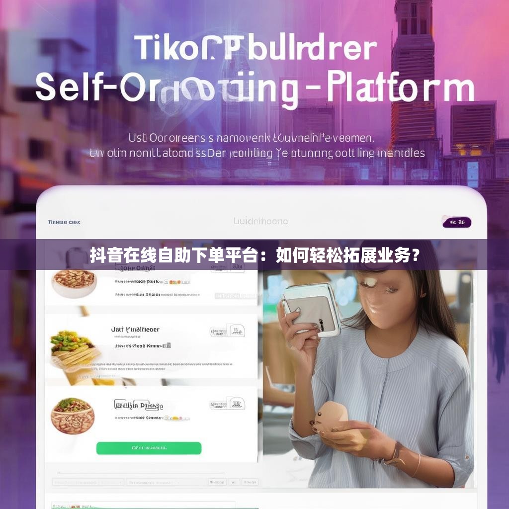 抖音在线自助下单平台：如何轻松拓展业务？