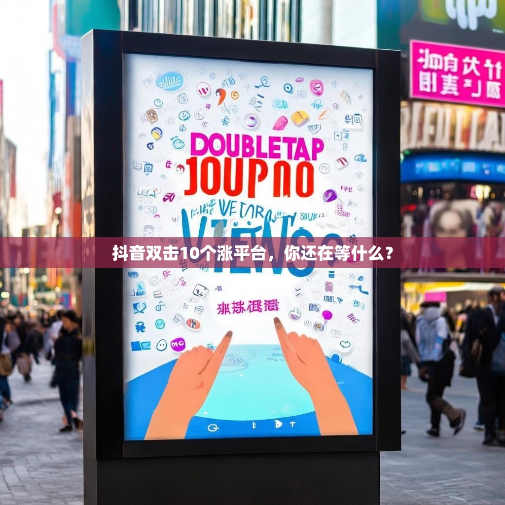 抖音双击10个涨平台，你还在等什么？