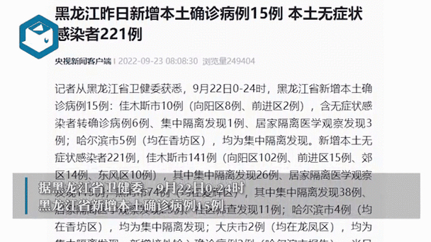 11月16 - 17日黑龙江新增本土确诊病例及无症状感染者详情