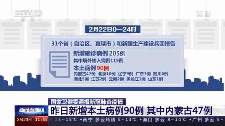 5月19日全国疫情新增情况：吉林本土、内蒙古输入病例详情