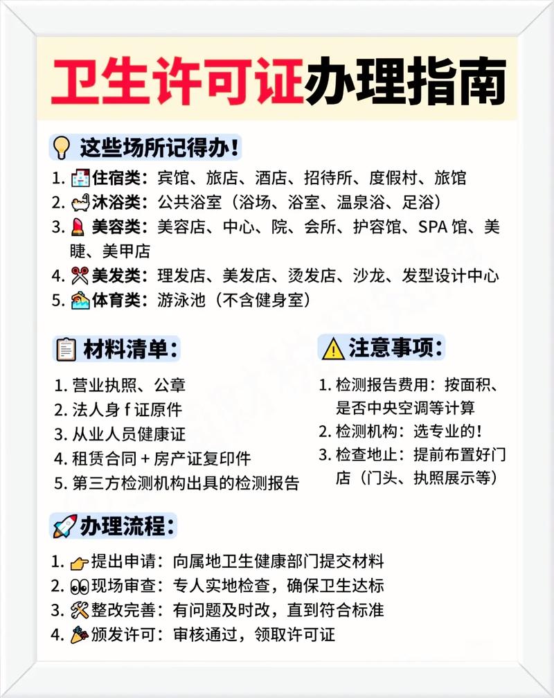 个体户办卫生许可证在哪部门办?所需材料及办理流程全知道