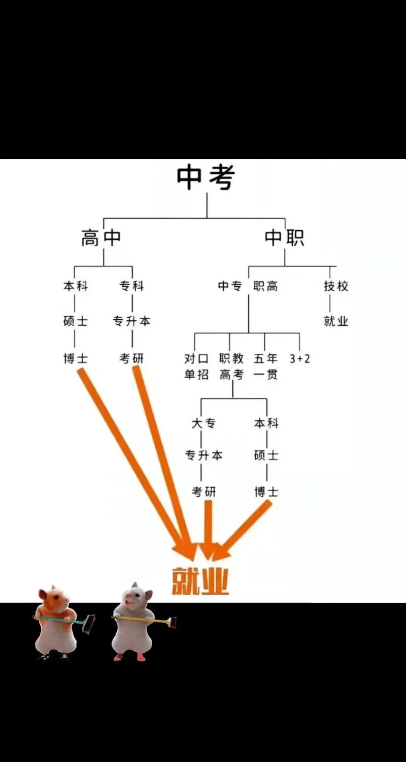 初中毕业出路多,成绩差可选普高、学技能或上技校拿证