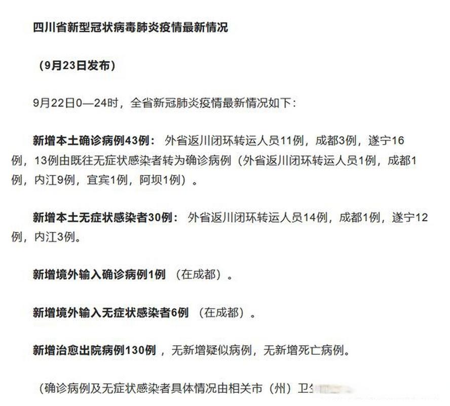 四川新增本土病例详情及活动轨迹，你想知道的都在这